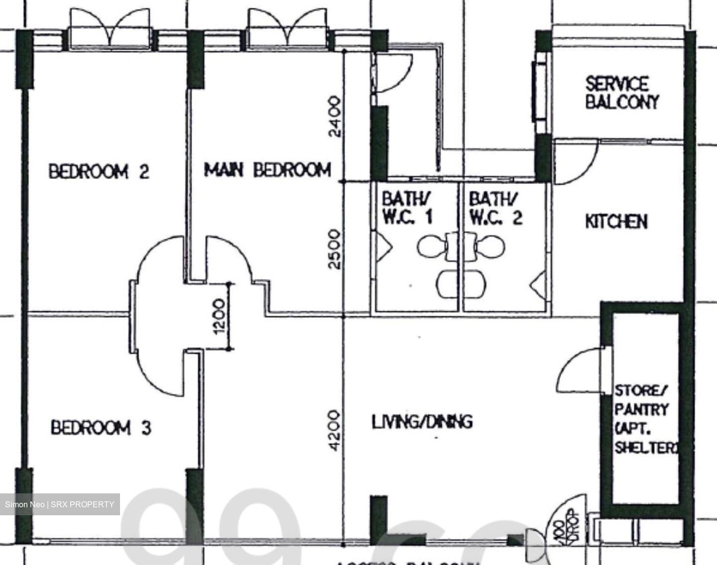 Blk 928 Hougang Street 91 (Hougang), HDB 4 Rooms #562598851